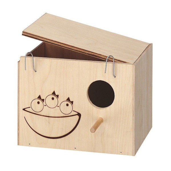 Redekasse til fuglerede medium 19,5x14x14cm