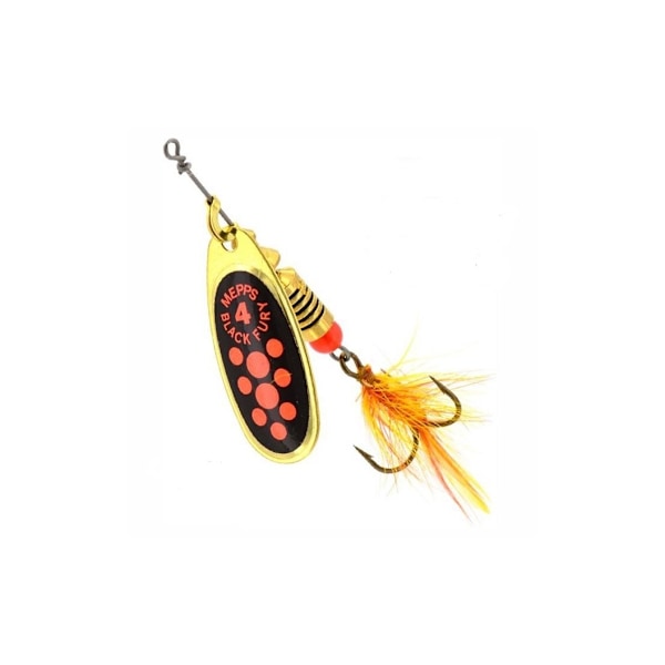Mepps BLACK FURY MOUCHE-4 8,0g kulta/oranssi pisteet