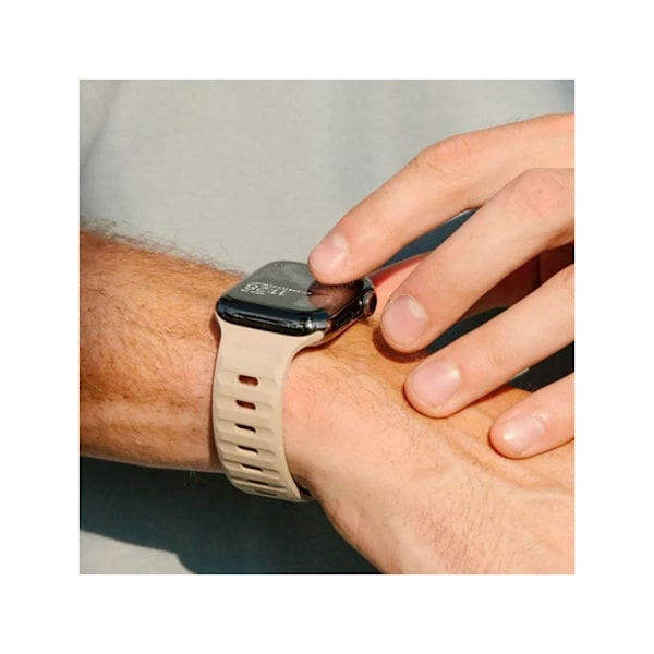 Tech-Protect kellon ranneke IconBand Line Apple Watch 42/44/45/49mm, armeijan hiekka