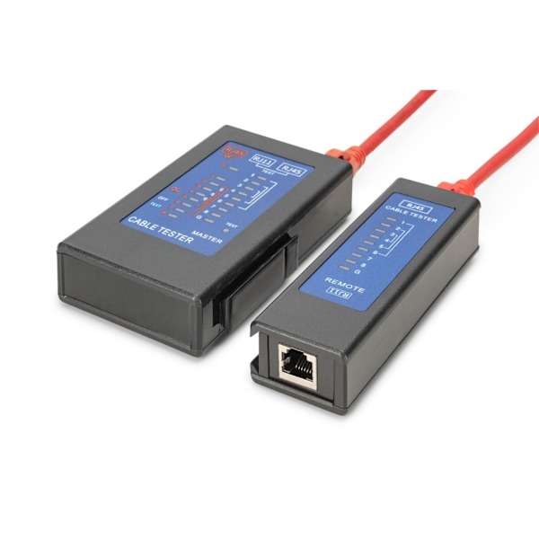 Digitus, DN-14001-2 Kabeltester, netværk, RJ45, Enkeltsidetester