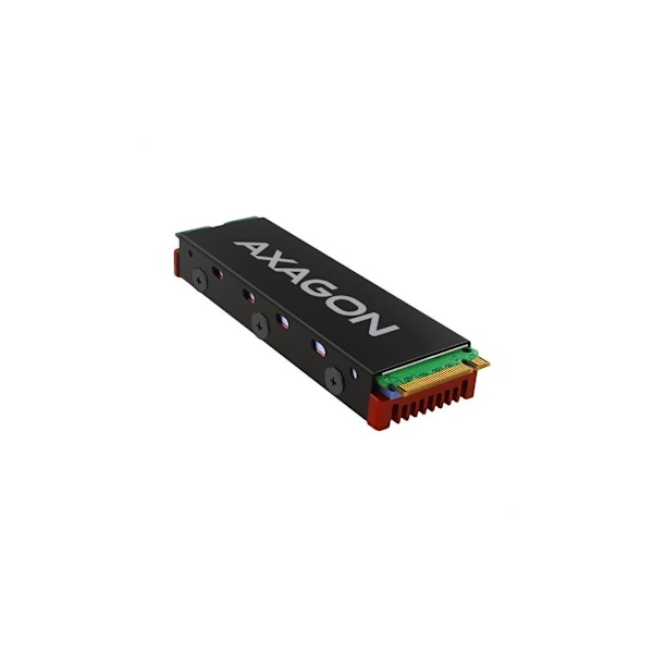 AXAGON, Passiv aluminiumkylare för alla M.2 SSD, storlek 2280, hög 12 mm, CLR-M2