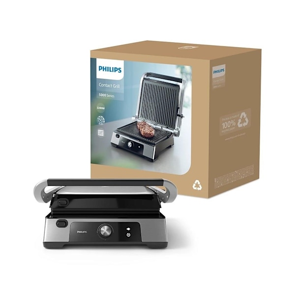 Philips, bord, kontaktgrill, HD6301/90 5000-serien