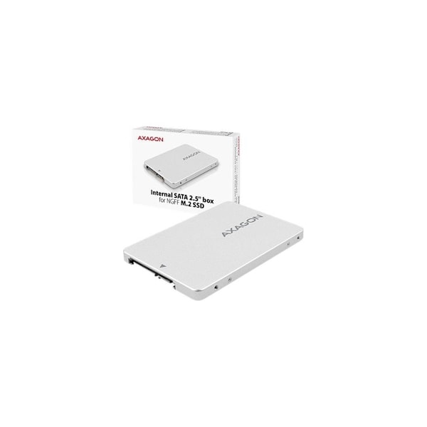 AXAGON, intern 2,5" boks med SATA-grensesnitt for M.2 SATA SSD, RSS-M2SD