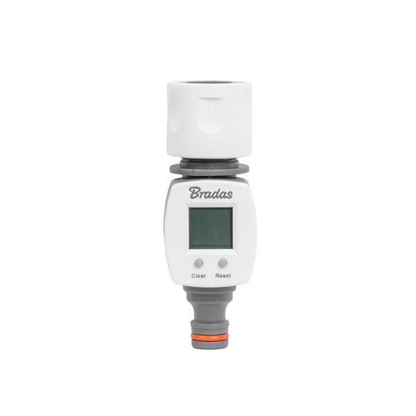 Vattenräknare - snabbkoppling + adapter Vit