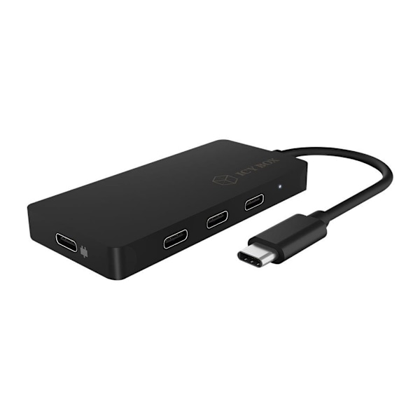 Raidsonic, USB-keskitin, 4-porttinen keskitin USB Type-C -liitännällä ja PD-portilla, IB-HUB1429-CPD
