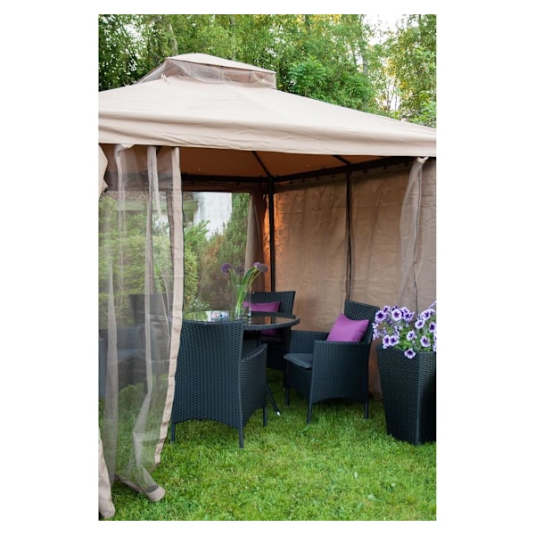 Myggnät till lusthus LEGEND 2,91x2,91m, beige