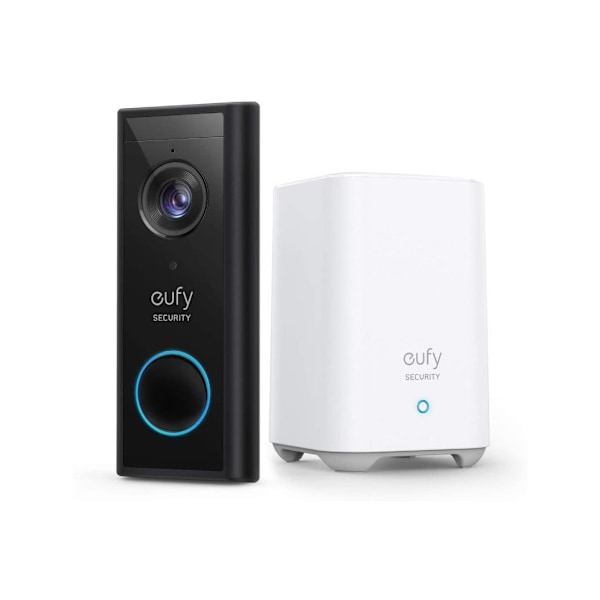 Sisääntulopaneeli Video Doorbell 2K, musta, EUFY