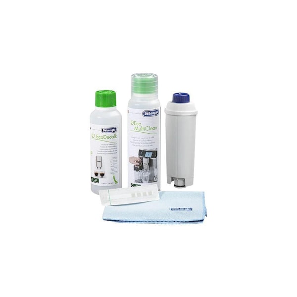 Delonghi, DLSC306 vedlikeholdssett for bønne-til-kopp- og espresso-kaffemaskiner, inkluderer fem rengjøringstilbehør