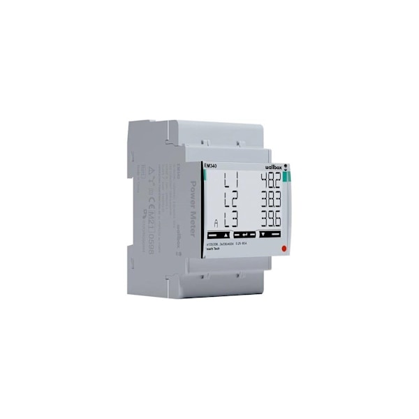 Wallbox, virtamittari (3-vaihe jopa 65A/PRO380Mod/Inepro), MTR-3P-65A-IN