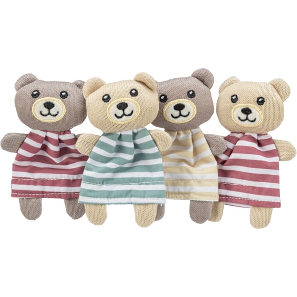 Bear, fabric, catnip, 12 cm, random color