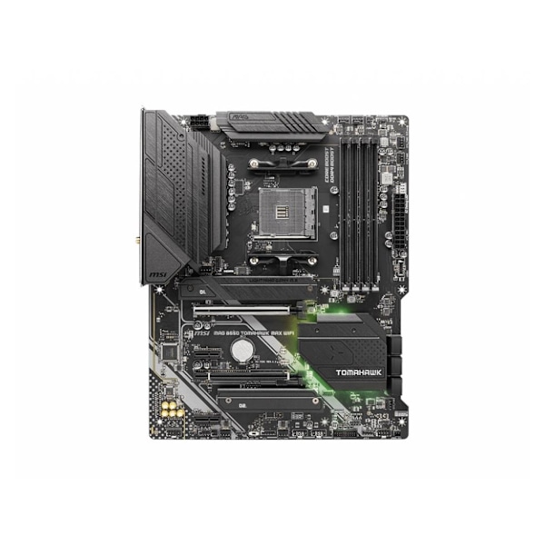 Moderkort MSI AMD b550 (sam4, atx, minne ddr4, minneskortplatser 4, 2xpci-express 3.0 1x, 1xpci-express 3.0 16x)