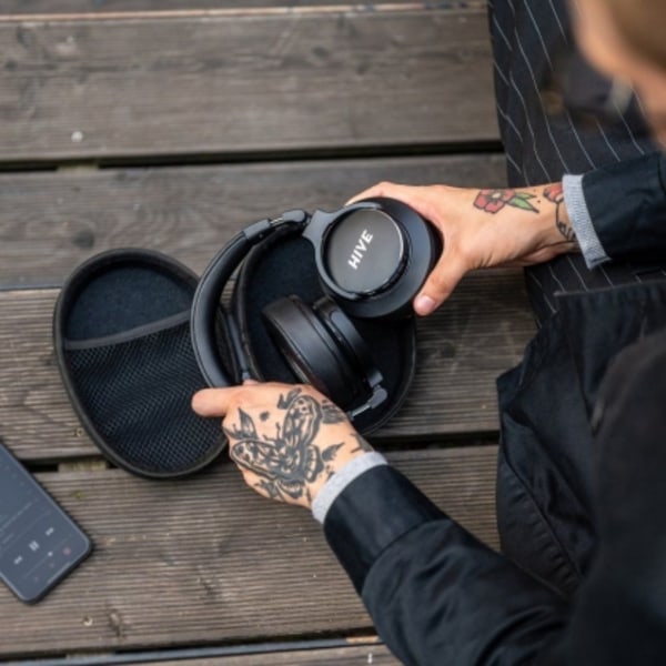 Headphones BT, Hive 3 Aura Black, Niceboy