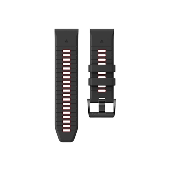 Tech-Protect klockarmband IconBand Pro Garmin fenix 3/5X/3HR/5X Plus/6X/6X Pro/7X, svart/röd