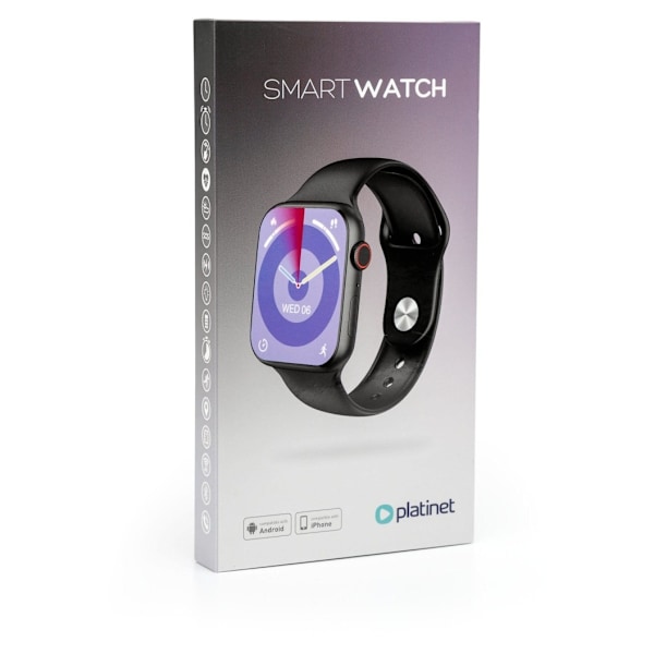 Platinet smartwatch PSMART29B, sort (45995)