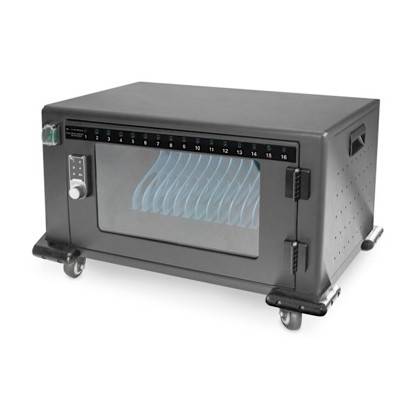 Digitus, DN-45007 Opladningsvogn til 16 notebooks/tablets op til 14 tommer, USB-C