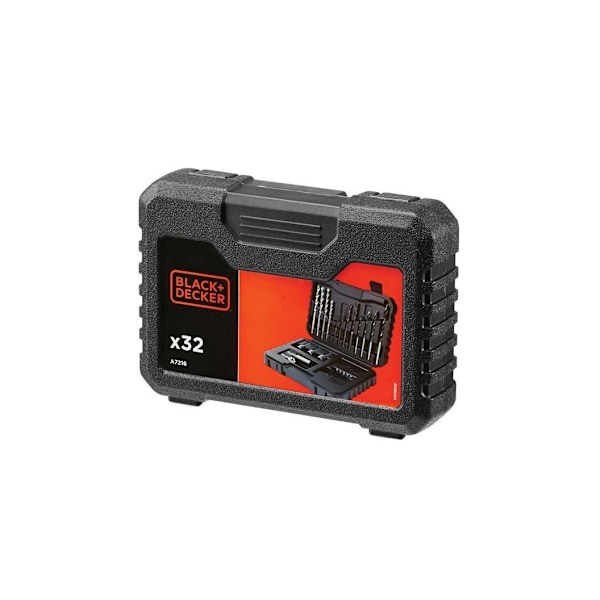 BLACK & DECKER, 32 delers bore- og skruesett, A7216-XJ