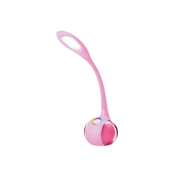 Platinett skrivebordslampe PDL20 7W 2-i-1, rosa (43736)