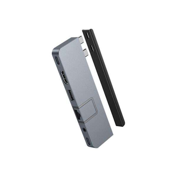 Hyper, HyperDrive DUO PRO 7-in-2 USB-C-keskitin MacBook Airille/Prolle 2016-2020