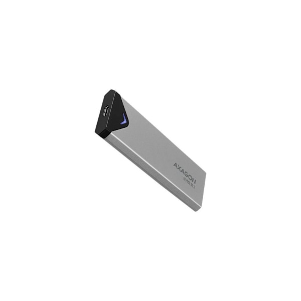 AXAGON, ekstern SuperSpeed+ USB-C metallboks for M.2 NVMe SSD-disker med størrelser på opptil 42 til 80 mm, EEM2-UG2