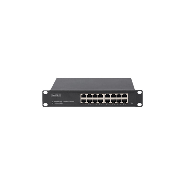 Digitus, 16-porters Gigabit Ethernet-svitsj, DN-80115