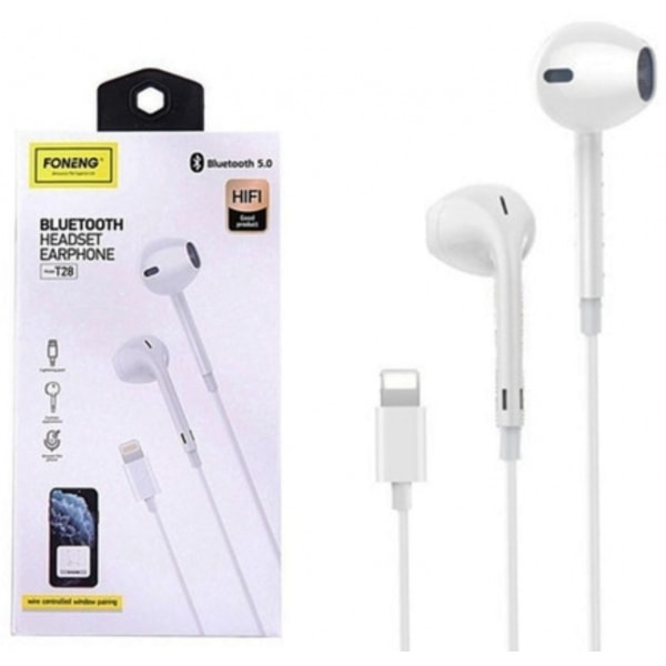 Hovedtelefon T28 Lightning White, Foneng