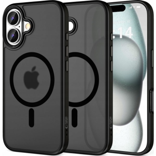 MagMat Magsafe Case iPhone 16" mat sort, Tech-Protect