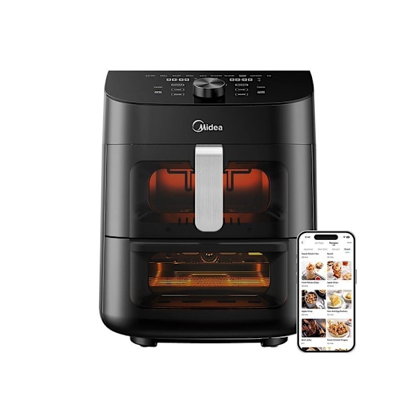 Midea, Two Zone Airfryer, MAD1100DADK