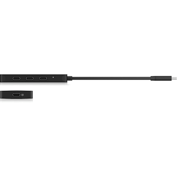Raidsonic, USB-keskitin, 4-porttinen keskitin USB Type-C -liitännällä ja PD-portilla, IB-HUB1429-CPD