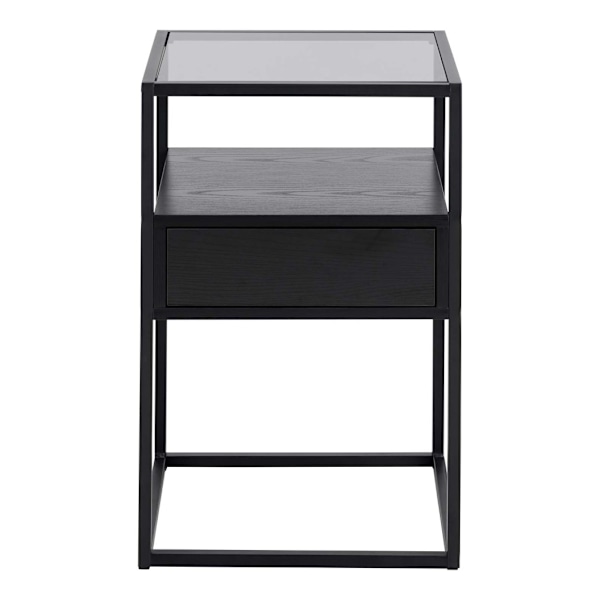 Natbord RANDOLF 40x35xH60cm, sort