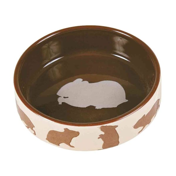 Keramisk skål med motiv, hamster, 80 ml/ø 8 cm