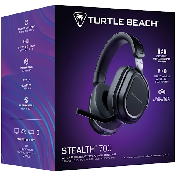 Turtle Beach wireless headset Stealth 700 Gen 3 PC, black