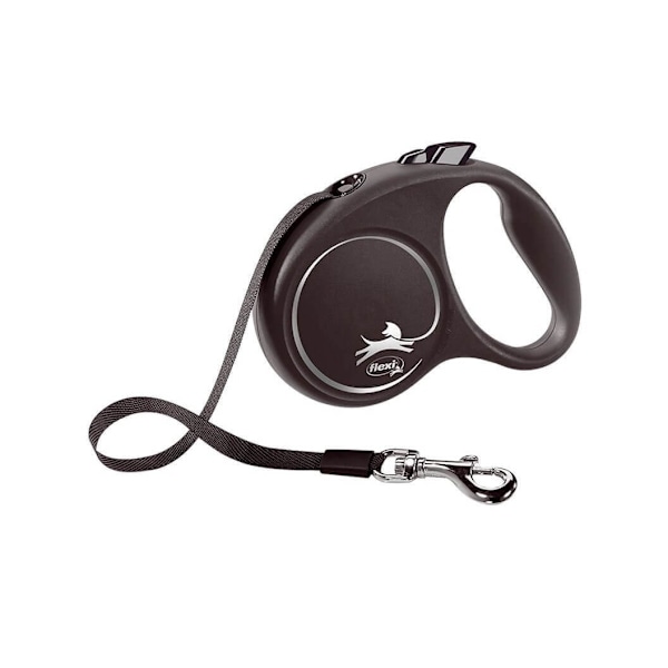 Gangbånd Sort Design M Ribbon, 5m, sort, Flexi