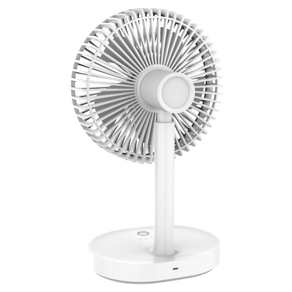 Platinet oppladbar vifte 3000mAh, hvit/grå (45242)