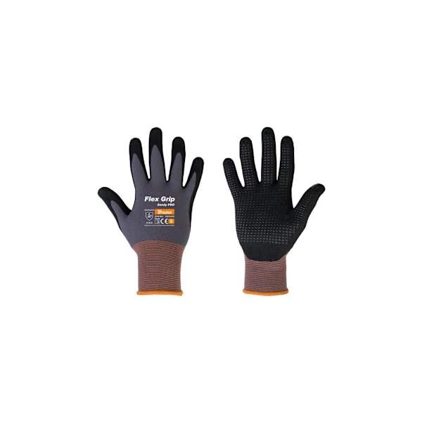 Handskar FLEX GRIP SANDY PRO nitril, storlek 10