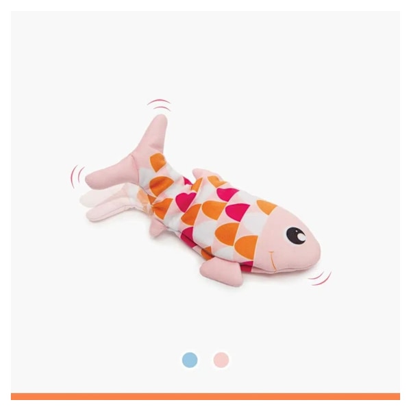 Groovy kala, vaaleanpunainen, lelu kissoille, Catit
