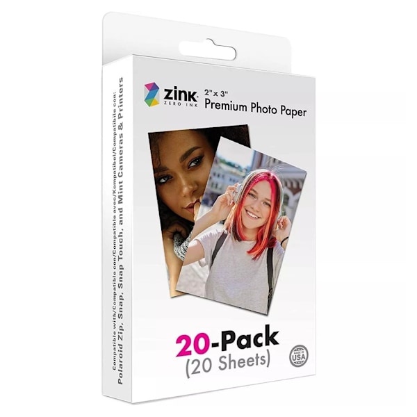 Polaroid Zink Media 2x3" 20stk