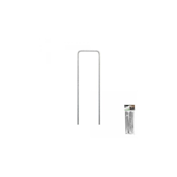 Galvanized metal pin in the shape of "U" width 3cm / height 20cm