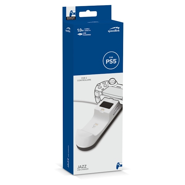 Speedlink peliohjaimen laturi Jazz PS5 USB (SL460001WE)