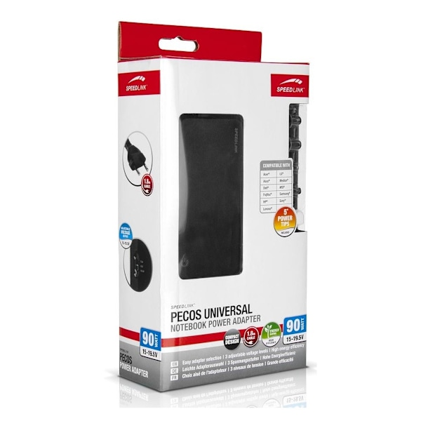 Speedlink notebook-adapter universal Pecos 90W (SL-6955)