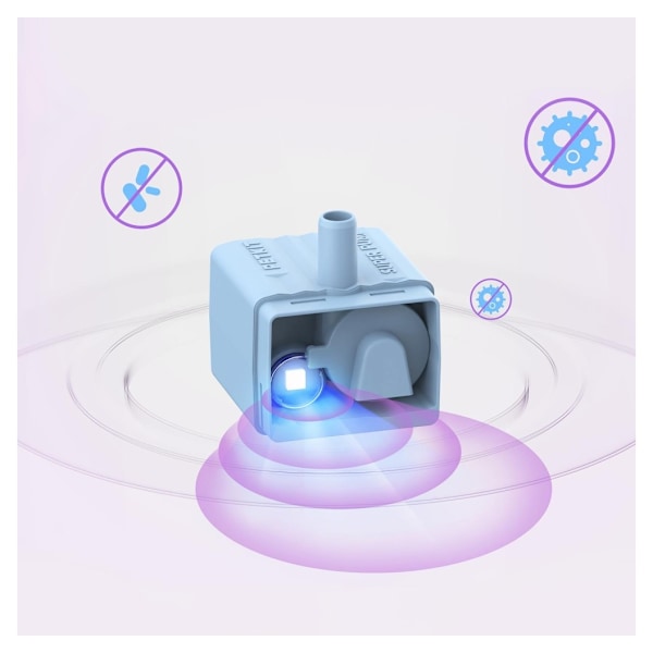 PETKIT, Vattenpump, Trådlös, UVC