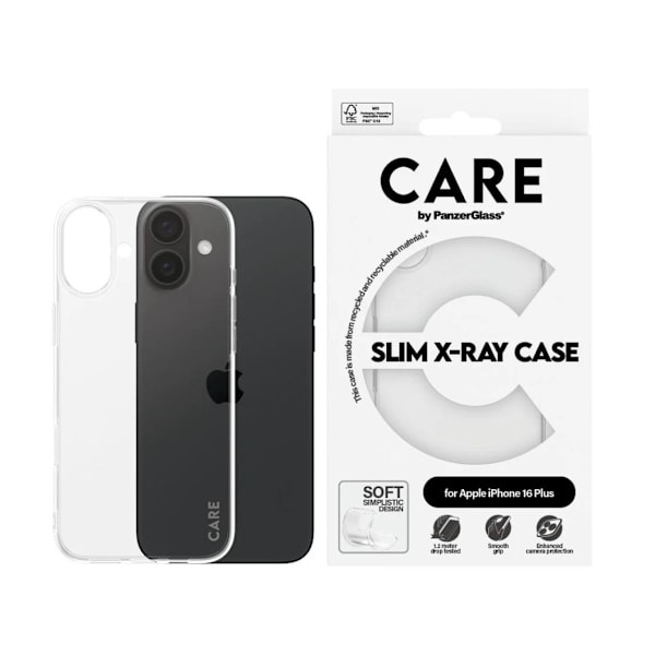 CARE, by PanzerGlass Fodral Fashion X-Ray Soft Basic