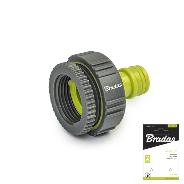 Set med 15 produkter. LIME LINE SOFT Tapadapter 3/4"-1/2"