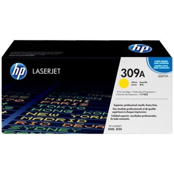 HP LaserJet 309A gul farvetoner (Q2672A)