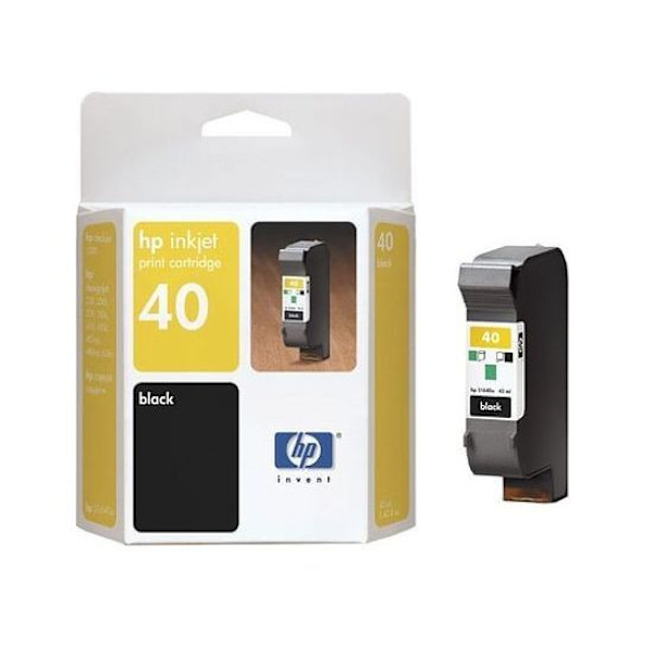 HP n°40 51640AE sort blækpatron