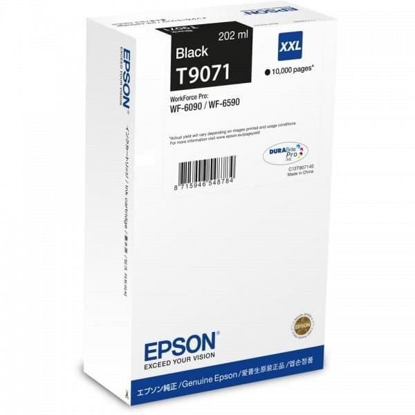 XXL sort blækpatron til Epson WorkForce Pro - Ydelse op til 10.000 sider