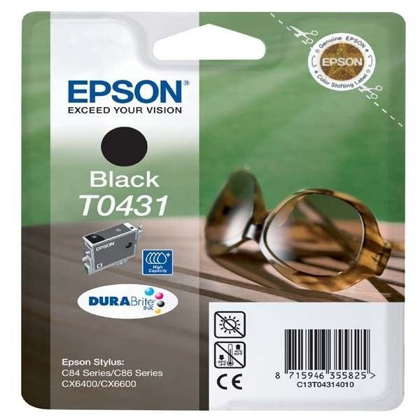 EPSON T0431 bläckpatron - Svart - Standardkapacitet 29ml - 1350 sidor