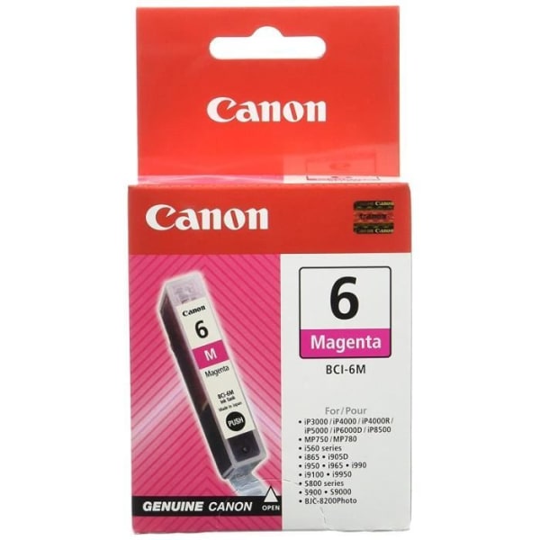 CANON Pakke med 1 blækpatron - BCI-6M - Magenta - standardkapacitet 13 ml