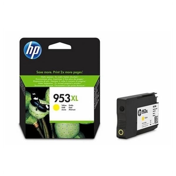 HP 953XL gul bläckpatron med hög kapacitet - HP - F6U18AE - Inkjet - Pigmenterad - High Yield