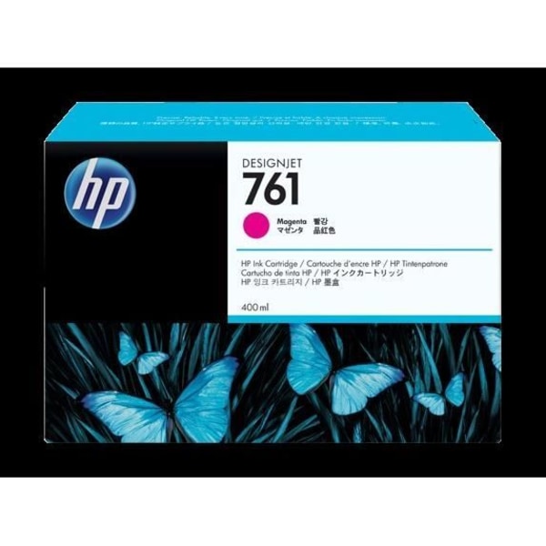 HP-paket med 1 761 originalbläckpatron - Magenta - 400 ml