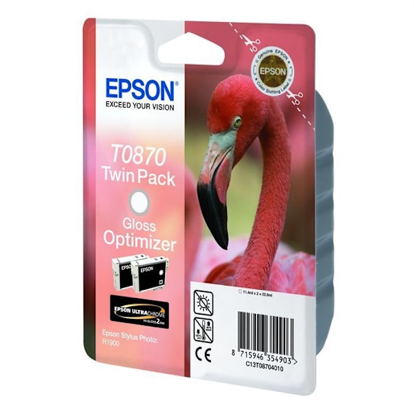 Epson T0870 Pink Flamingo Gloss Optimizer